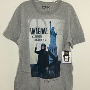 Imagine by John Lennon Tee from Lyric Culture